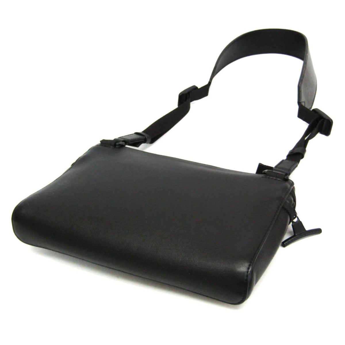 Louis Vuitton Messenger Dark Infinity Leather with Monogram Eclipse Glaze Canvas, Black, Leather, Shoulder Bag