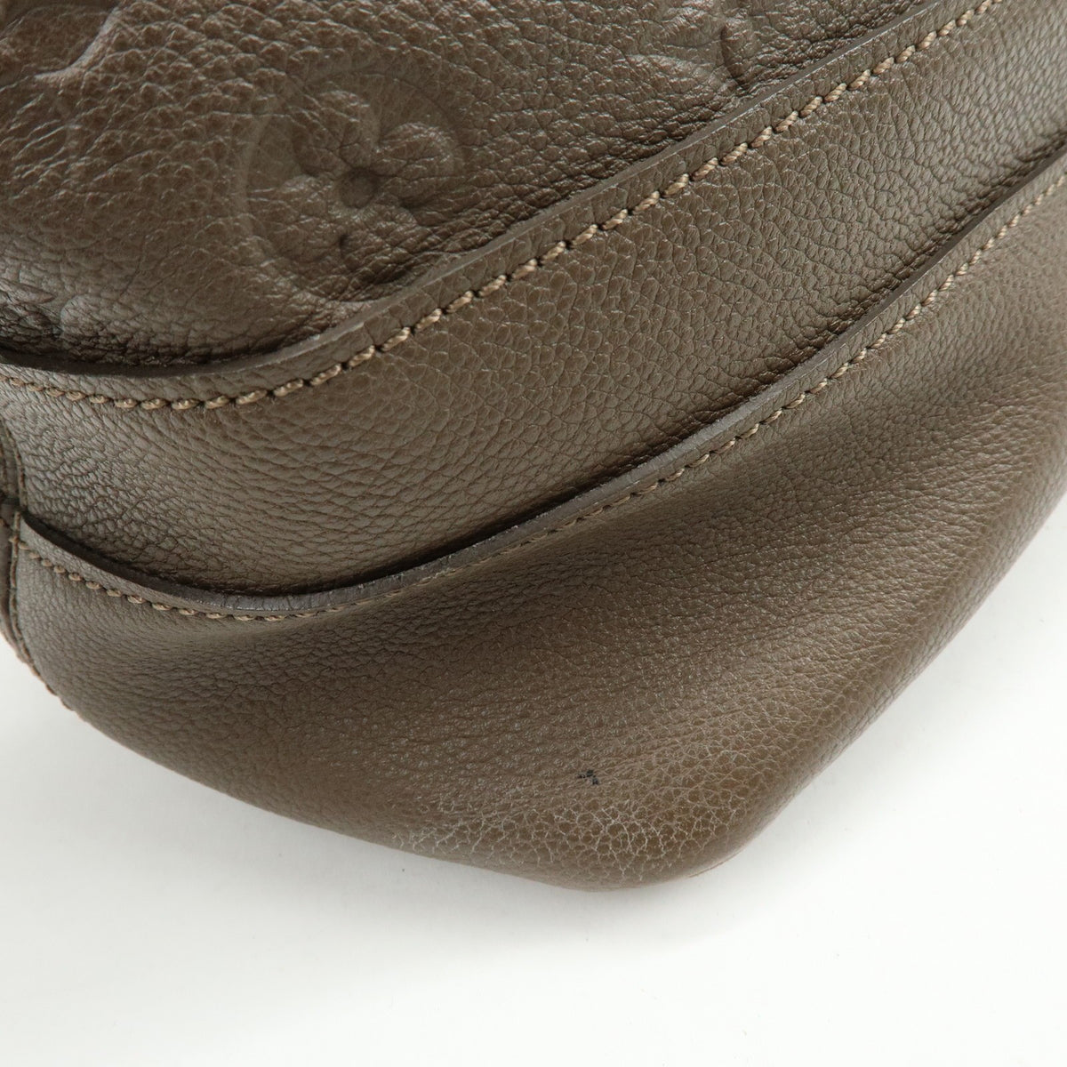 Louis Vuitton Citadine Monogram Empreinte Leather, Brown, Leather, Handbag