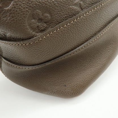 Louis Vuitton Citadine Monogram Empreinte Leather, Brown, Leather, Handbag