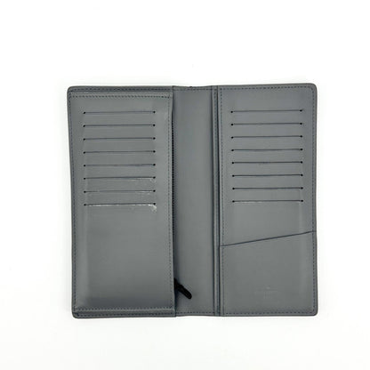 Louis Vuitton Brazza Monogram Shadow Leather, Black, Leather, Wallet