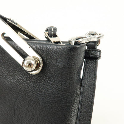 Loewe Missy Leather, Black, Leather, Handbag