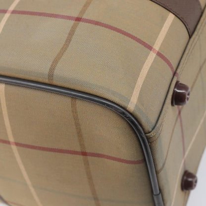 Burberry Nova check boston Canvas, Beige, Canvas, Handbag