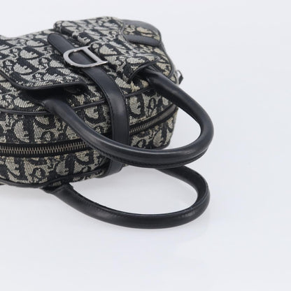 Christian Dior Trotter Double Saddle Canvas, Black, Canvas, Handbag