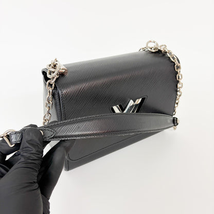 Louis Vuitton Twist Epi Leather, Black, Leather, Handbag