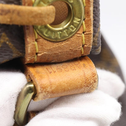 Louis Vuitton Petit Noe Monogram Canvas, Brown, Canvas, Handbag