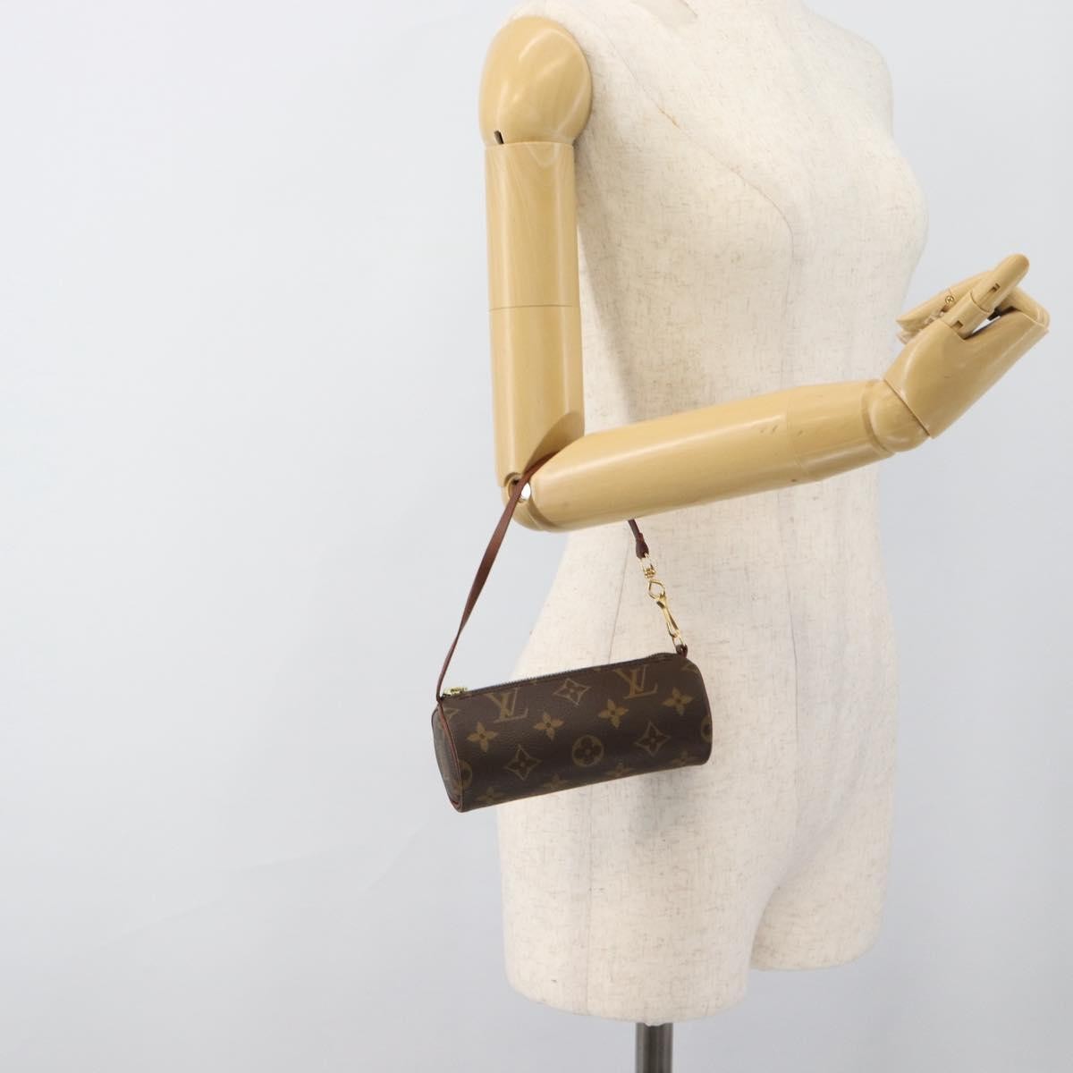 Louis Vuitton Papillon Pochette Monogram Canvas, Brown, Canvas, Clutch