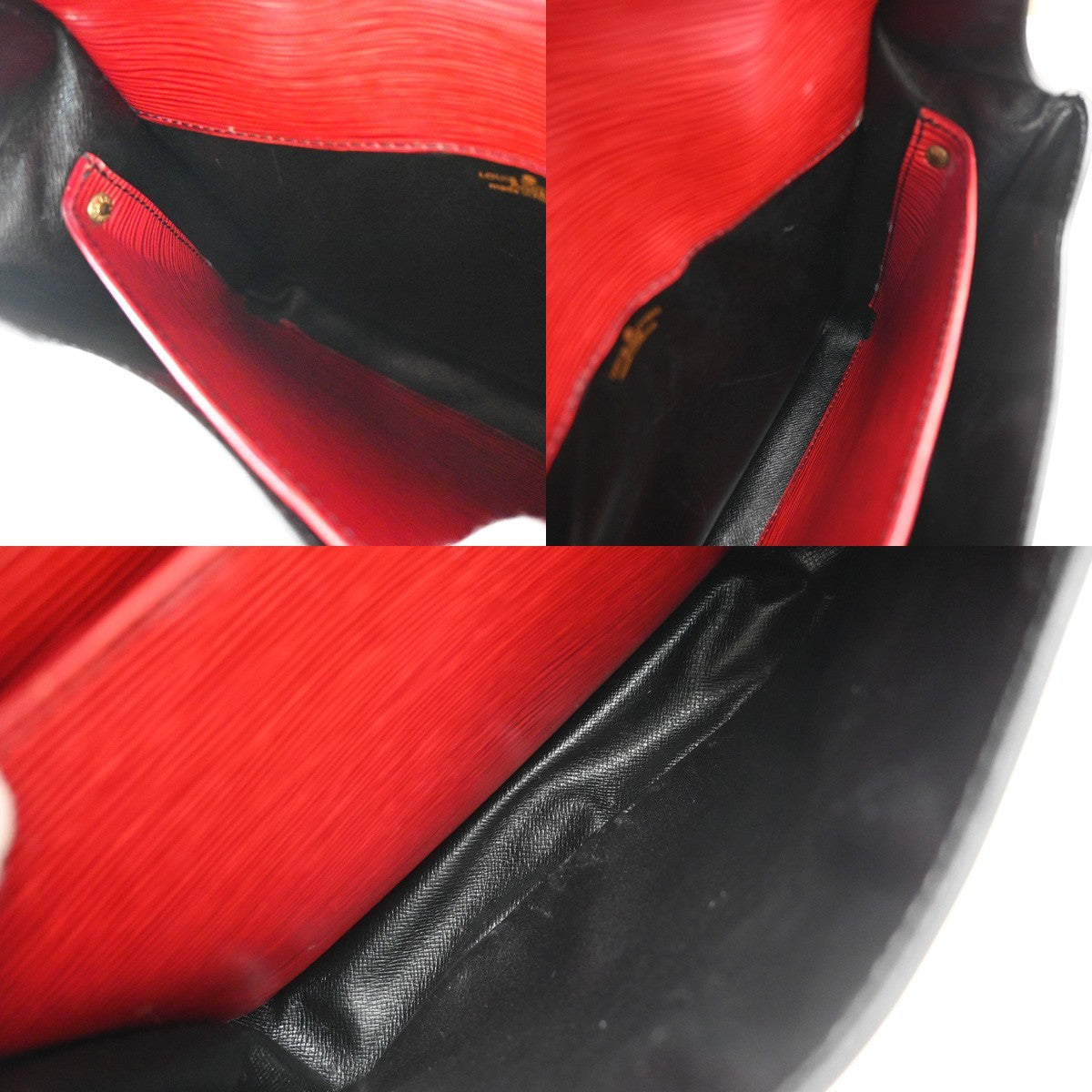 Louis Vuitton Cartouchiere Epi Leather, Red, Leather, Shoulder Bag
