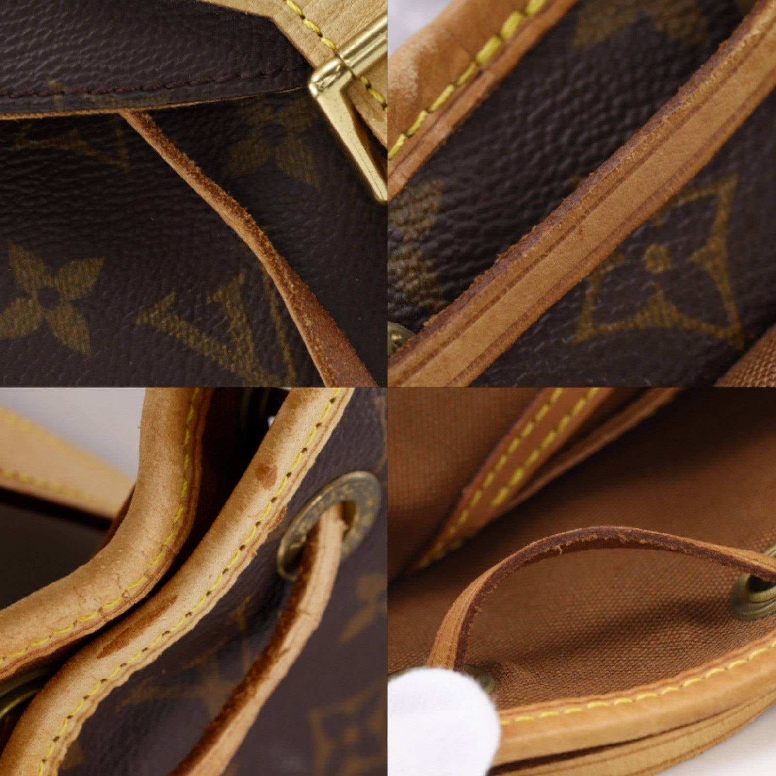 Louis Vuitton Montsouris Monogram, Brown, Canvas, Backpack