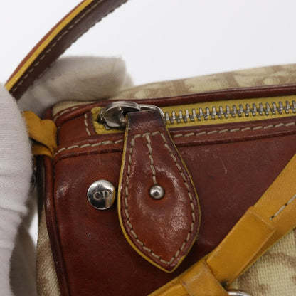 Christian Dior Vintage Trotter Romantique Diorissimo Coated Canvas, Beige, Canvas, Shoulder Bag