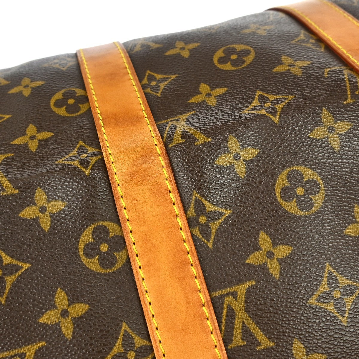 Louis Vuitton Keepall Monogram, Brown, Canvas, Travel Bag