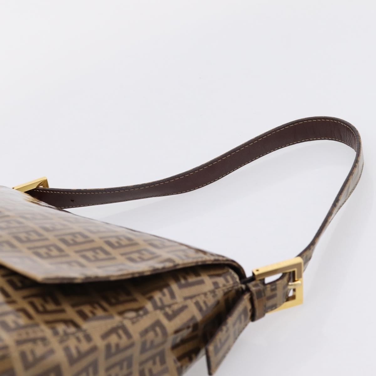 Fendi Baguette Patent Leather, Beige, Patent Leather, Handbag