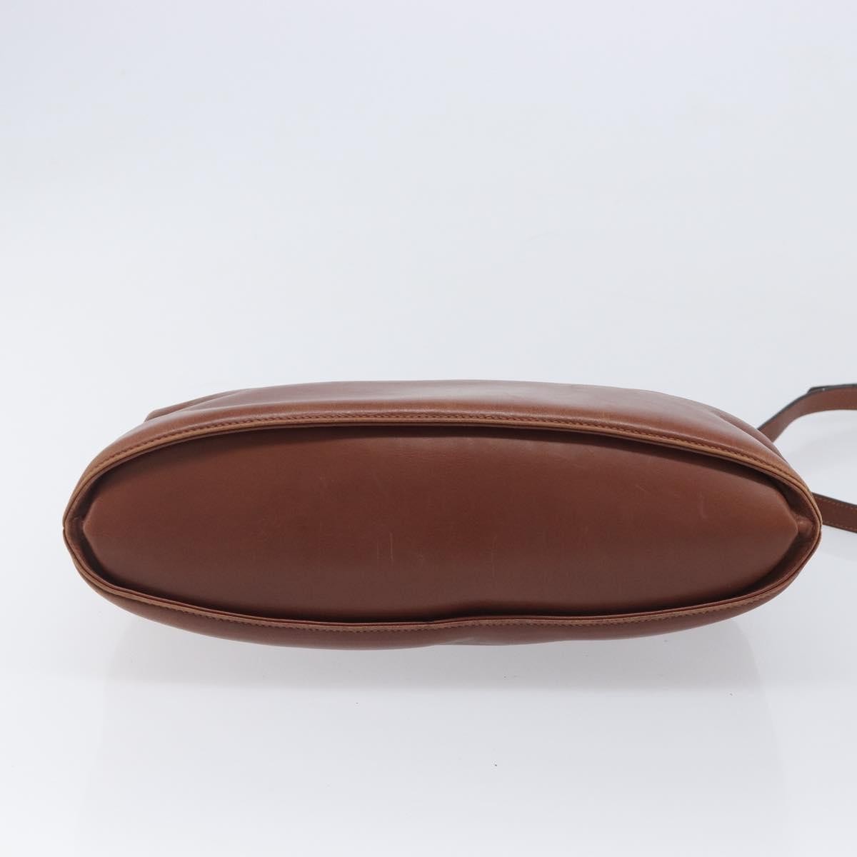 Salvatore Ferragamo Wanda Leather, Brown, Leather, Handbag