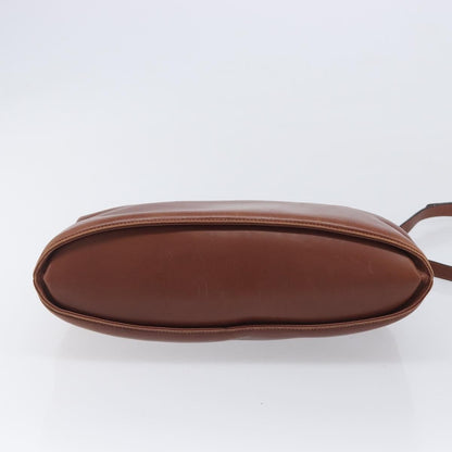 Salvatore Ferragamo Wanda Leather, Brown, Leather, Handbag
