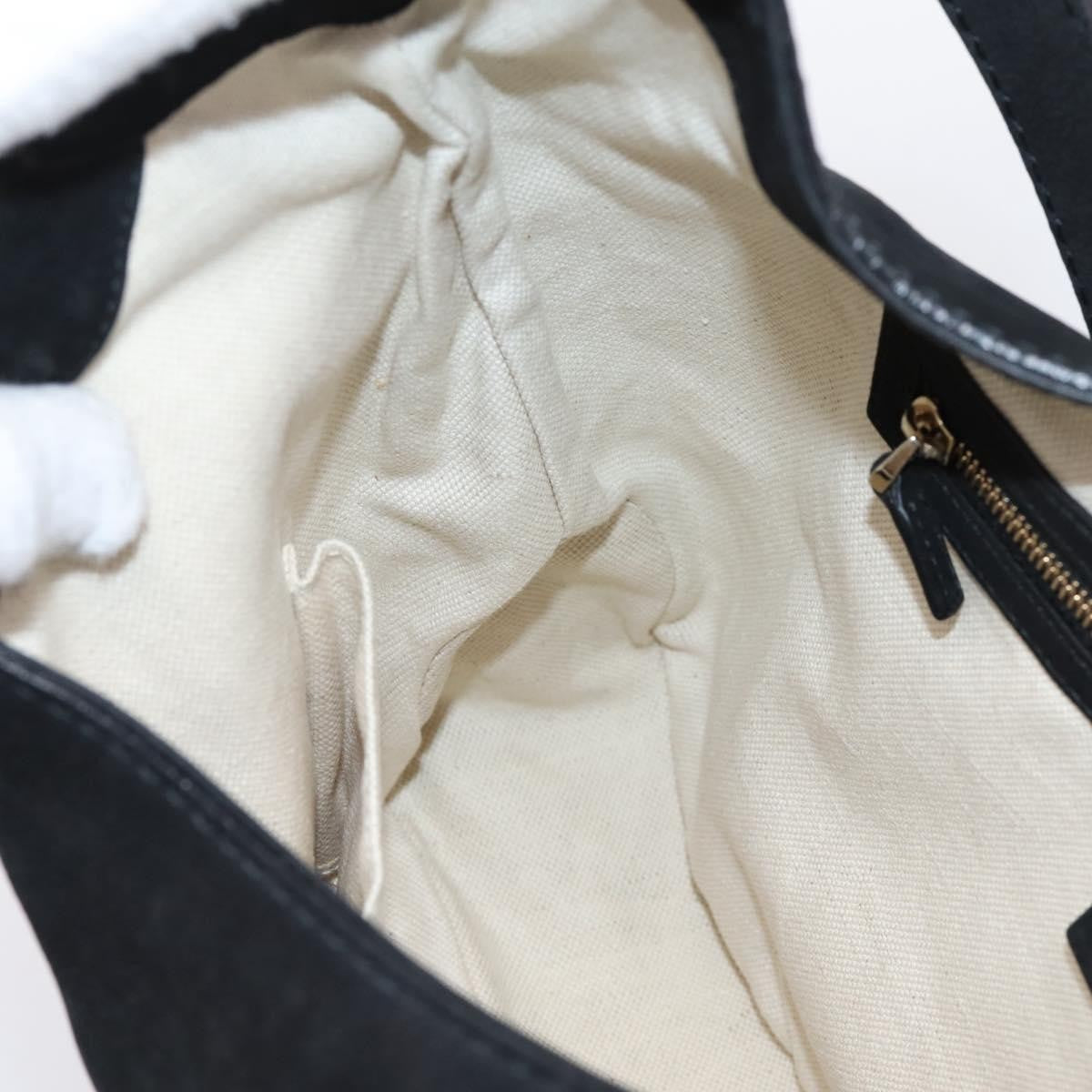 Gucci Jackie O Suede, Black, Leather, Handbag