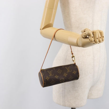 Louis Vuitton Papillon Pochette Monogram Canvas, Brown, Canvas, Clutch