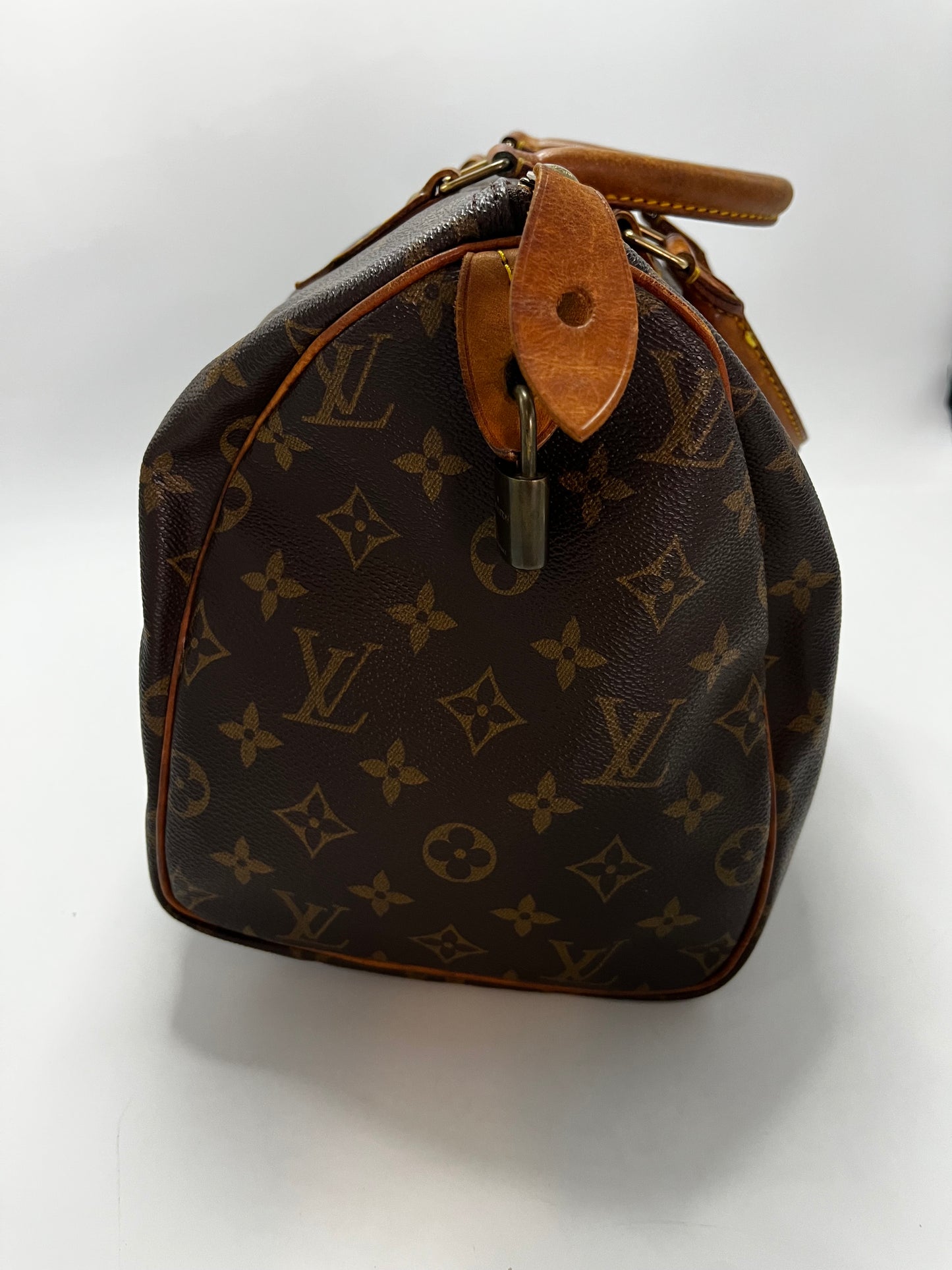 Louis Vuitton Speedy Monogram Canvas, Brown, Canvas, Handbag