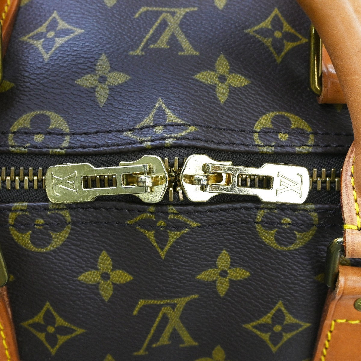 Louis Vuitton Keepall Monogram Canvas, Brown, Canvas, Handbag