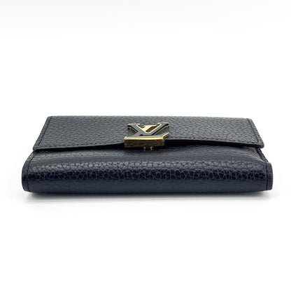 Louis Vuitton Capucines Taurillon Leather, Black, Leather, Wallet