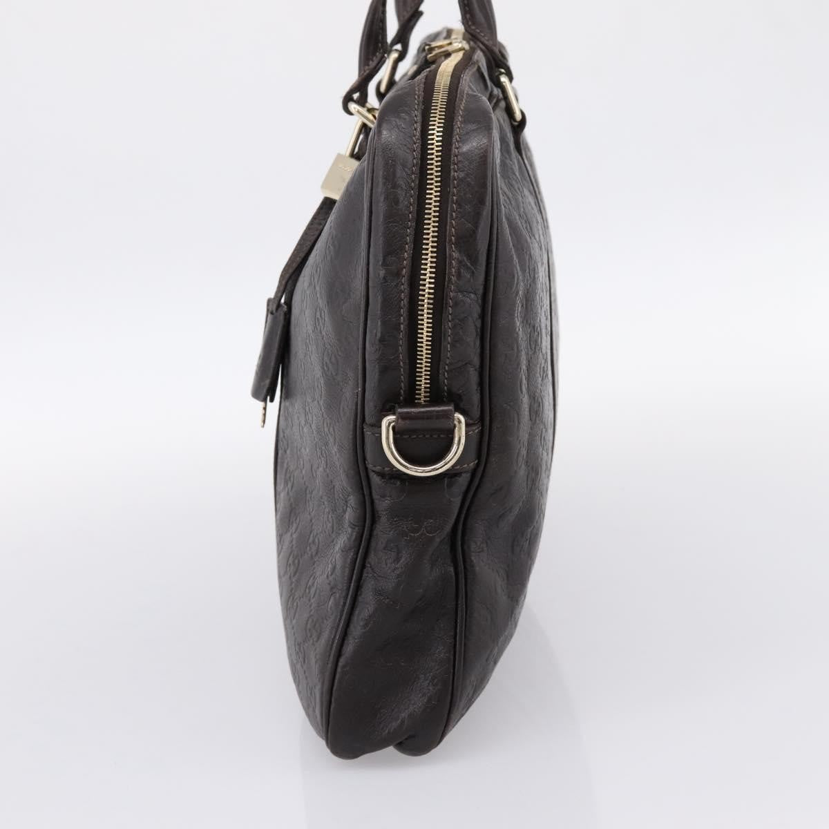 Gucci Eden Guccissima Leather, Brown, Leather, Briefcase