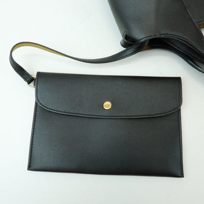 Stella McCartney Alter Faux Leather, Black, Synthetic, Tote Bag