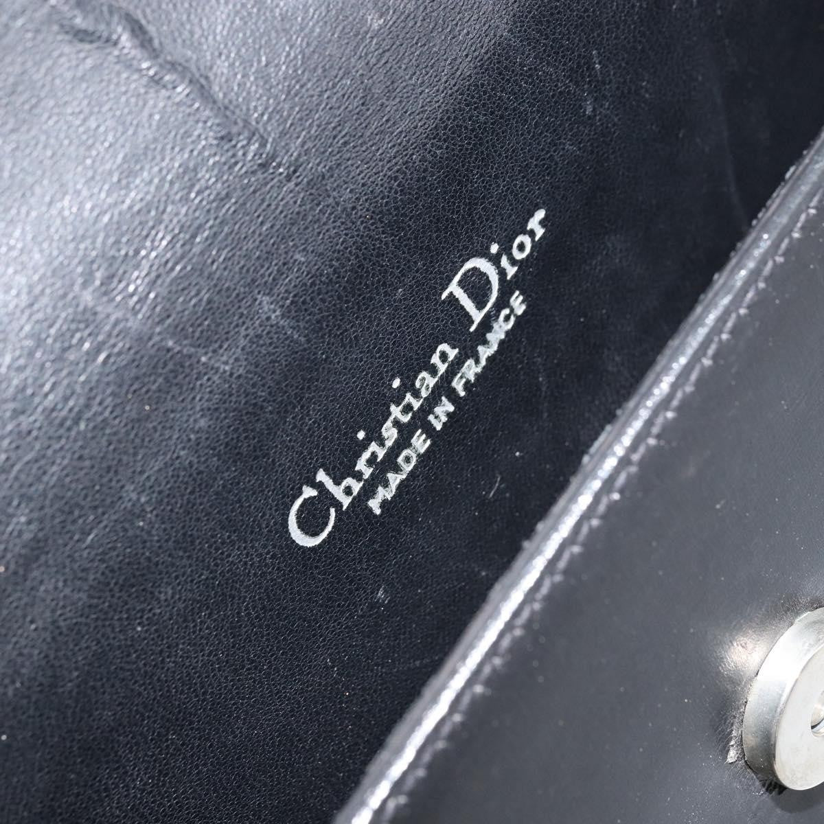 Christian Dior Shoulder Leather, Black, Leather, Shoulder Bag