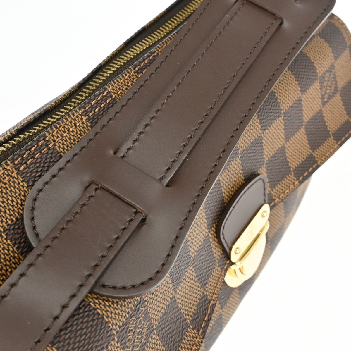 Louis Vuitton Ravello Damier, Brown, Canvas, Handbag