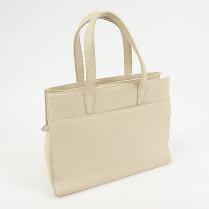 Loewe Anagram Leather, Beige, Leather, Tote Bag