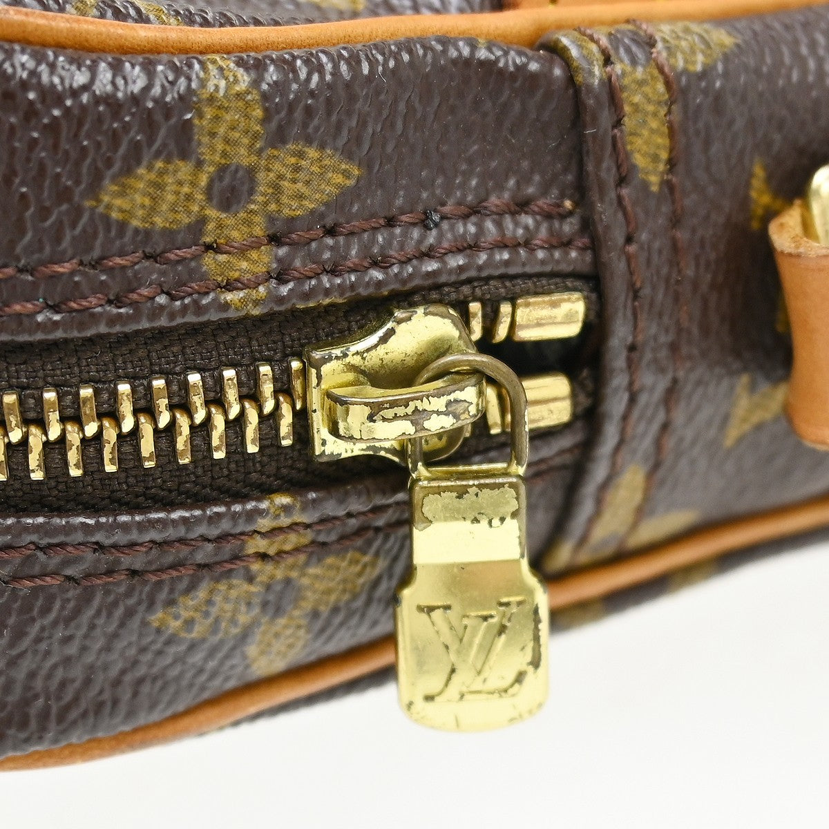 Louis Vuitton Danube Monogram, Brown, Canvas, Shoulder Bag