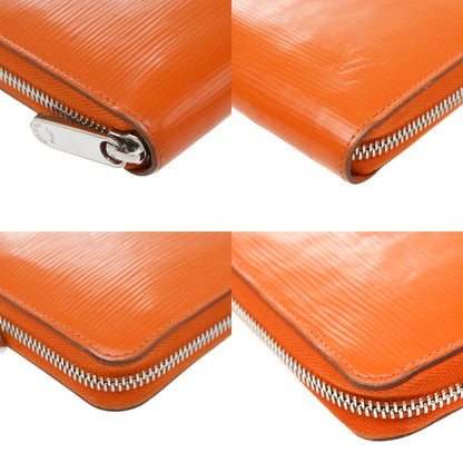 Louis Vuitton Zippy Organizer Epi Leather, Orange, Leather, Wallet