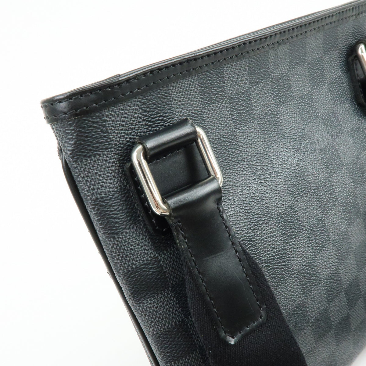 Louis Vuitton Thomas Damier Graphite, Black, Canvas, Handbag