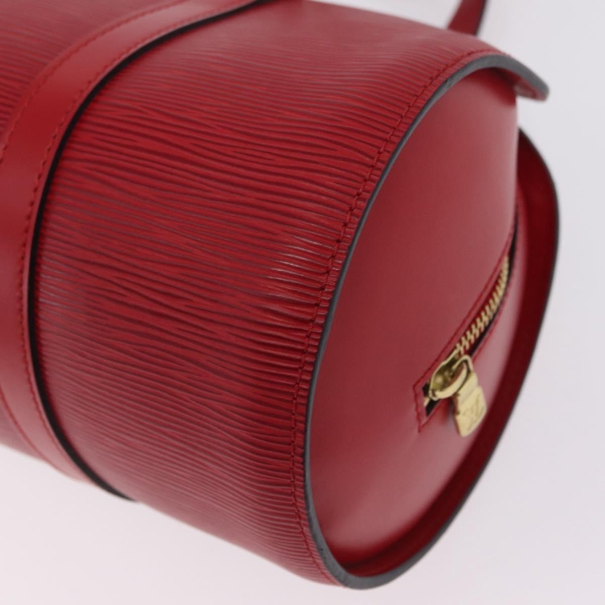 Louis Vuitton Soufflot Epi Leather, Red, Leather, Tote Bag