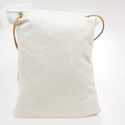 Hermes Aline Toile, Beige, Cotton, Handbag