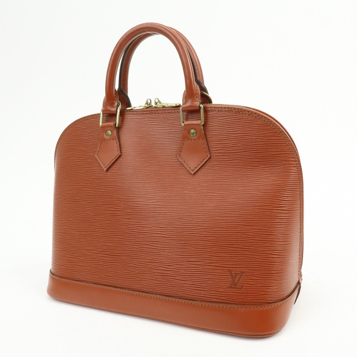 Louis Vuitton Alma Epi Leather, Brown, Leather, Handbag
