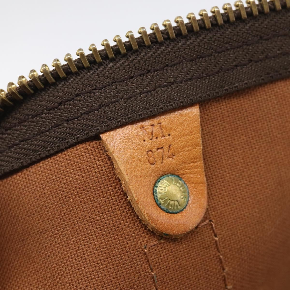 Louis Vuitton Keepall Bandouliere Monogram Canvas, Brown, Canvas, Travel Bag