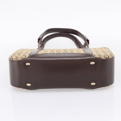 Celine C Macadam Canvas and Leather, Beige, Canvas, Tote Bag