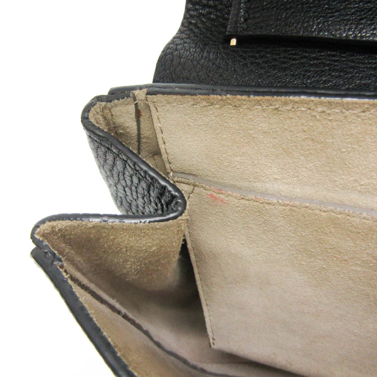 Chloe Drew Leather, Black, Leather, Crossbody Bag