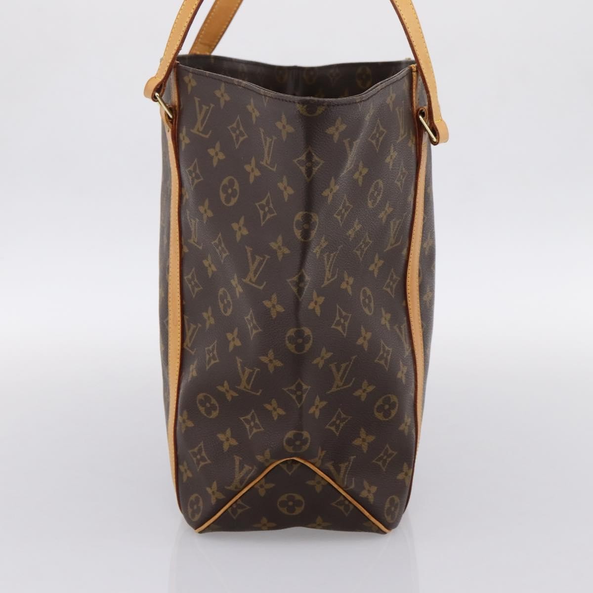 Louis Vuitton Shopping Sac Monogram Canvas, Brown, Canvas, Handbag