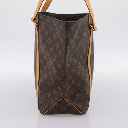 Louis Vuitton Shopping Sac Monogram Canvas, Brown, Canvas, Handbag
