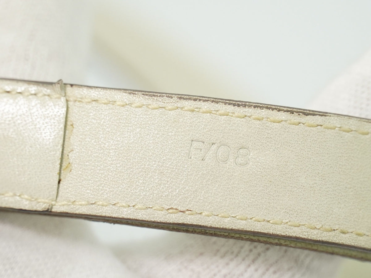 Celine Flap Shoulder Leather, Beige, Leather, Shoulder Bag