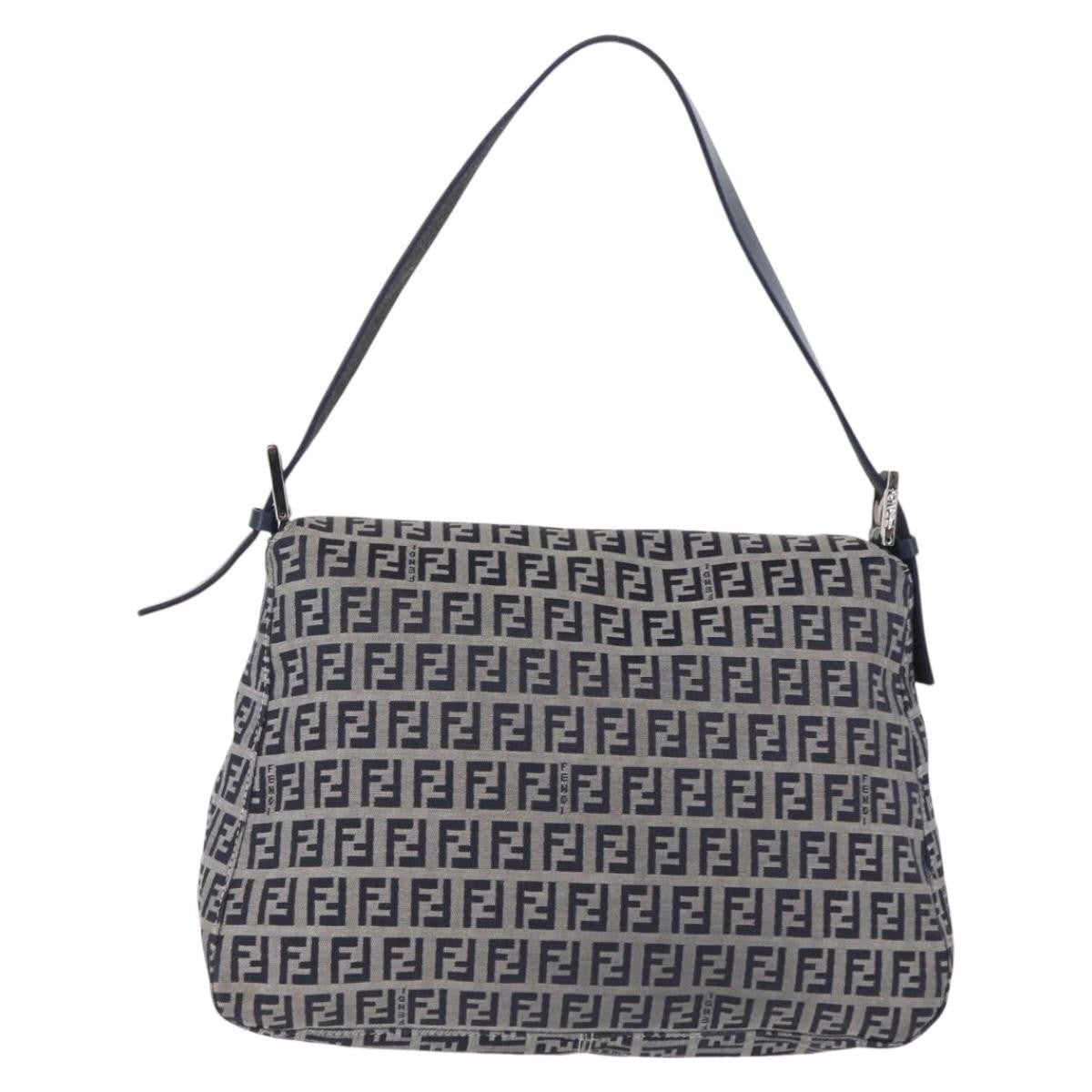 Fendi Fendi mamma baguette Monogram Canvas, Navy, Canvas, Handbag