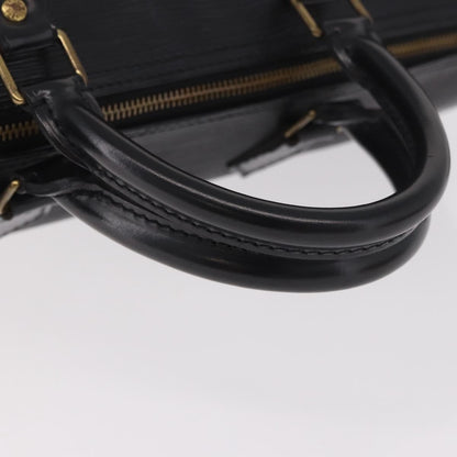 Louis Vuitton Speedy Epi Leather, Black, Leather, Handbag