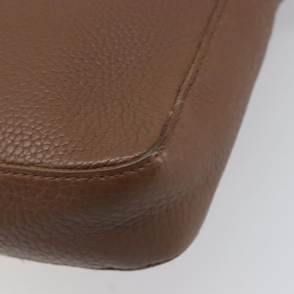 Bottega Veneta Shoulder Leather, Brown, Leather, Shoulder Bag