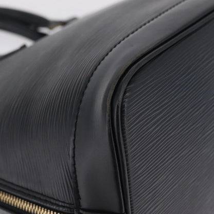 Louis Vuitton Alma Epi Leather, Black, Leather, Handbag