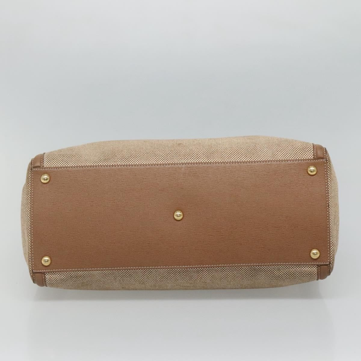 Fendi 2Jours Canvas, Beige, Canvas, Tote Bag