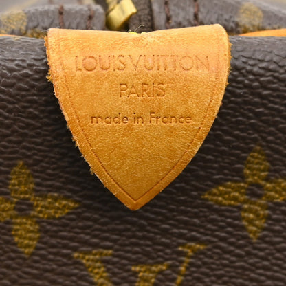 Louis Vuitton Keepall Monogram Canvas, Brown, Canvas, Travel Bag