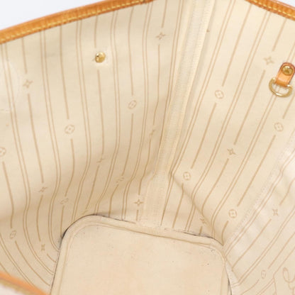 Louis Vuitton Neverfull Damier, Beige, Canvas, Tote Bag