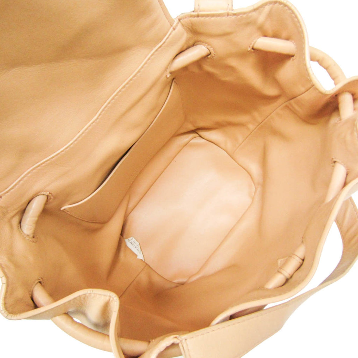 Bottega Veneta Beak Leather, Beige, Leather, Tote Bag