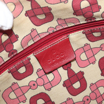 Gucci Princy Boston Guccissima Leather, Red, Leather, Handbag