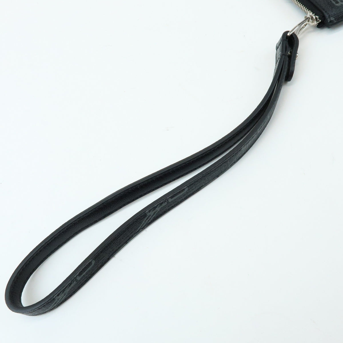Balenciaga Signature Pouch Monogram PVC Leather, Black, Canvas, Clutch