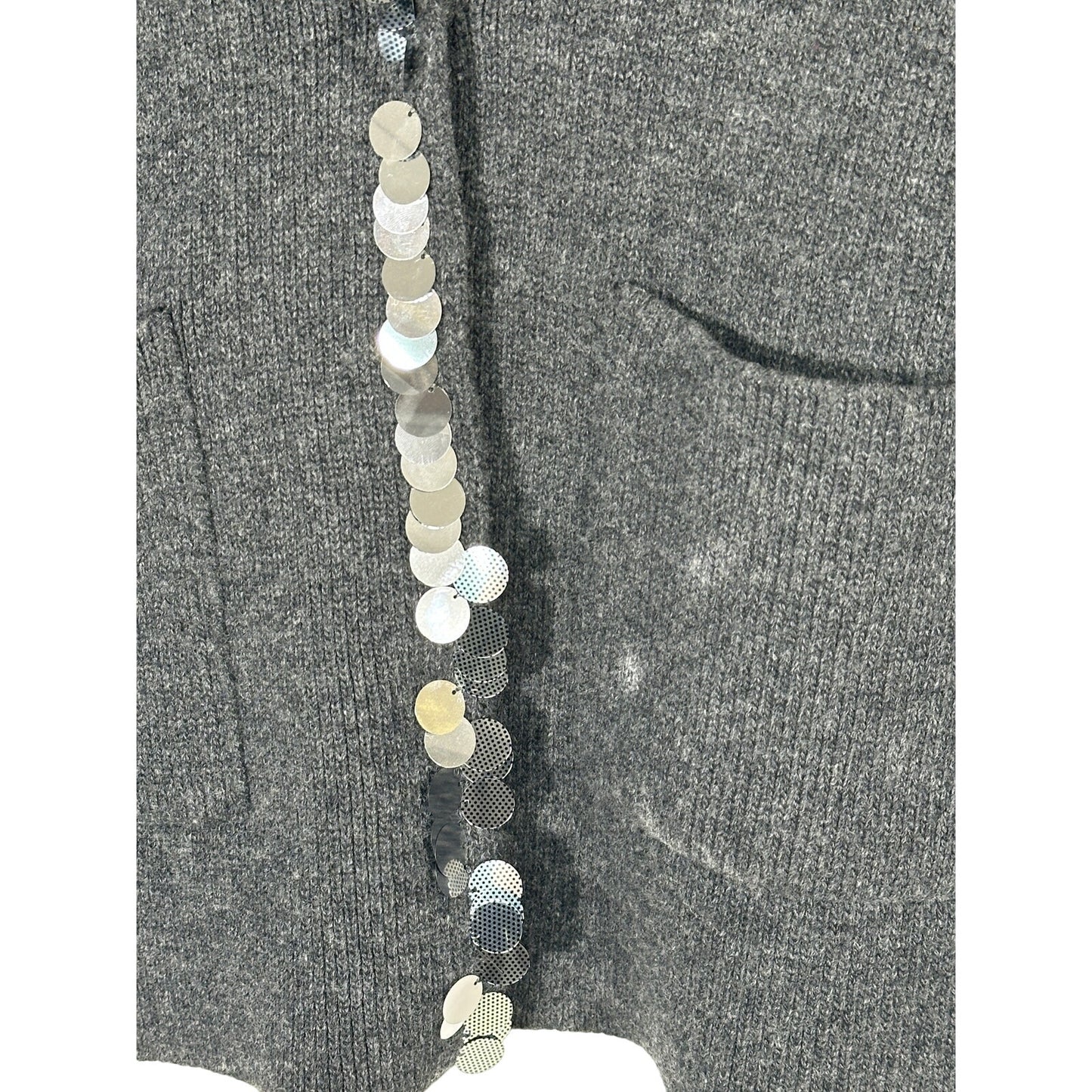CHRISTOPHER KANE Sequin Wool Cardigan